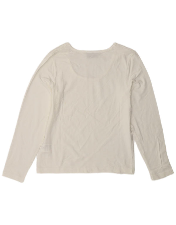 WRANGLER Top Mujer Manga Larga UK 18 XL Algodón Blanco
