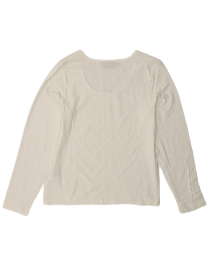 WRANGLER Top Mujer Manga Larga UK 18 XL Algodón Blanco
