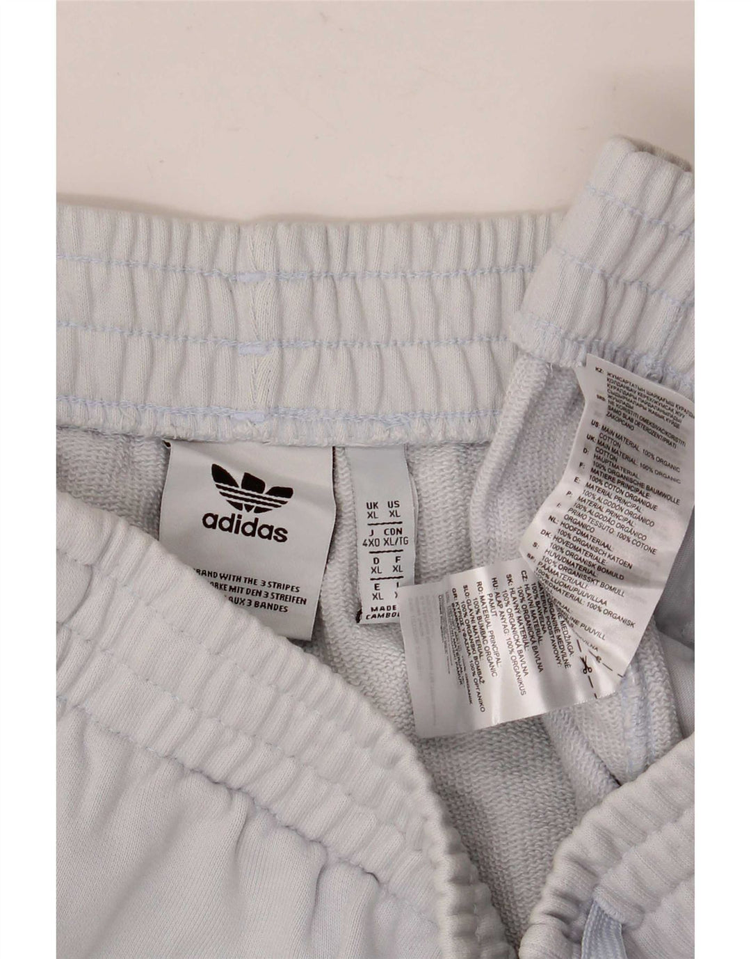 Adidas Pantalones cortos deportivos para hombre XL Azul Algodón