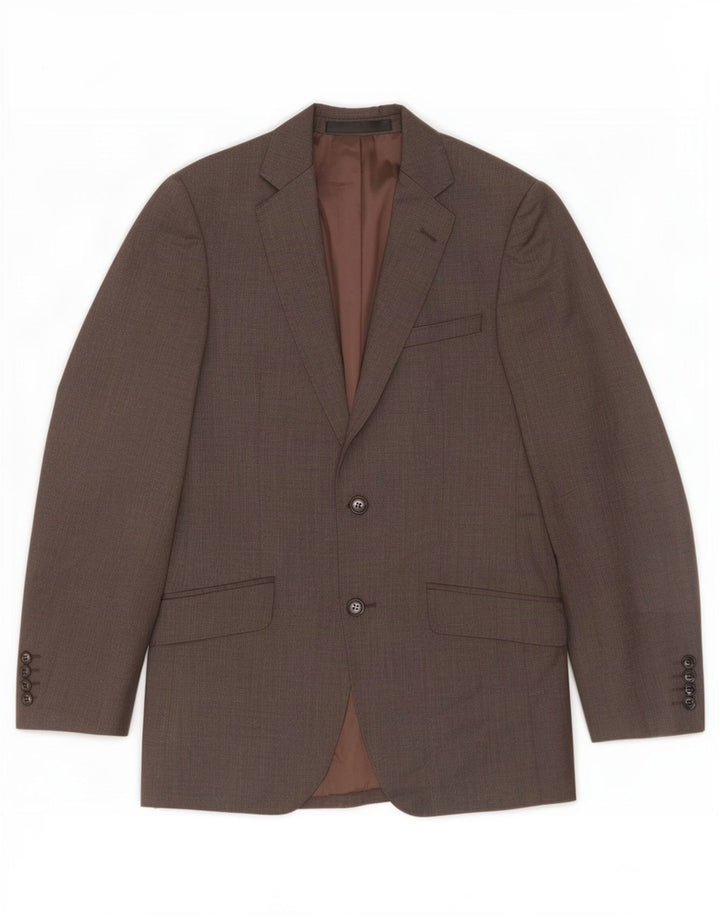 Marks & Spencer Chaqueta tipo blazer de 2 botones para hombre UK 36 Small Grey Wool