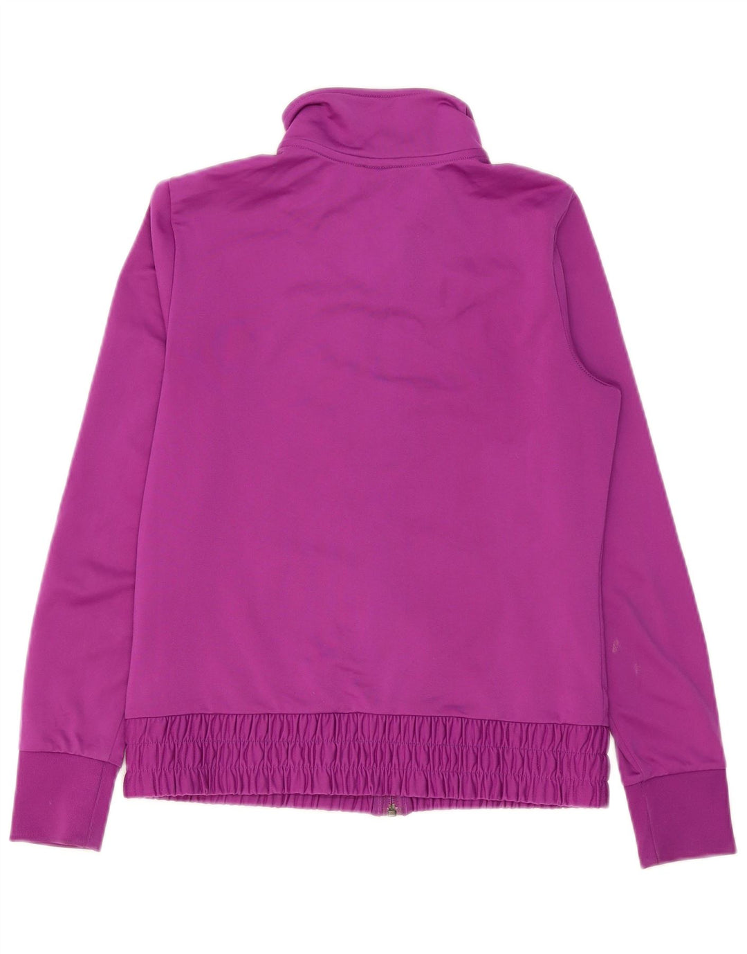 Puma Mujer Chándal Top Chaqueta UK 12 Medio Púrpura Poliéster