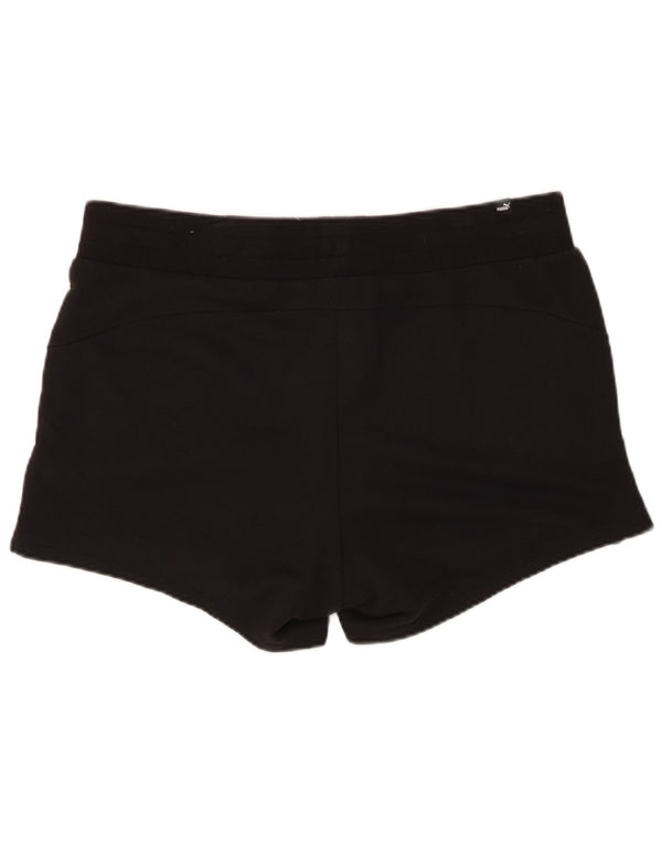 PUMA Pantalones cortos deportivos para mujer UK 46 Grande Algodón negro