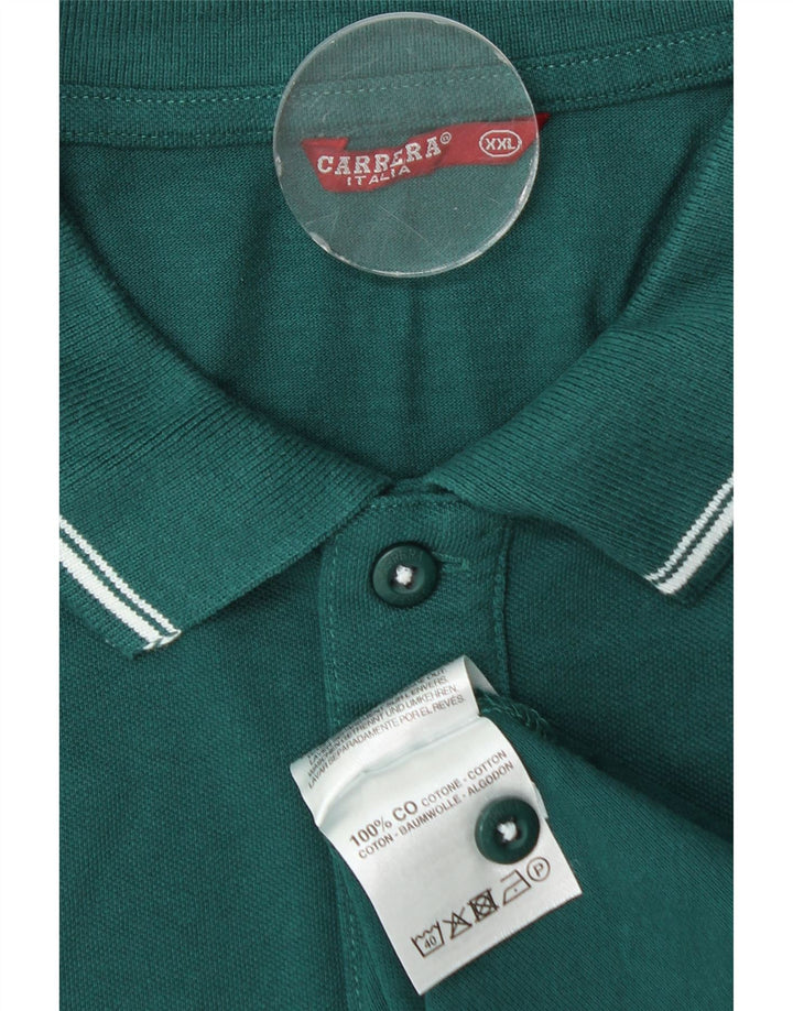 Polo Carrera Hombre 2XL Algodón Verde