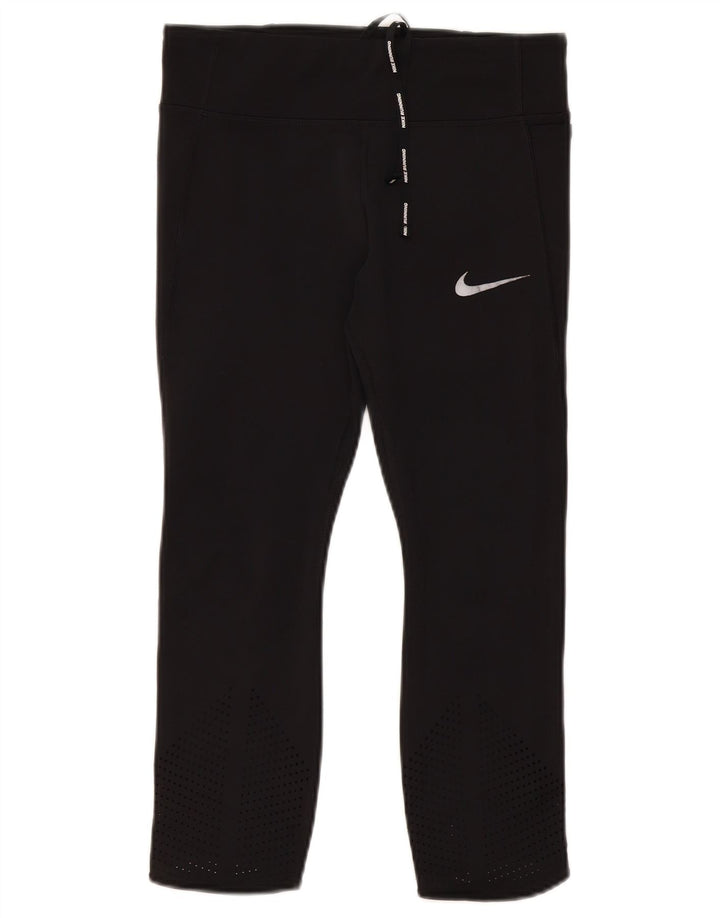 Nike - Leggings capri Dri Fit para mujer, talla M, color negro