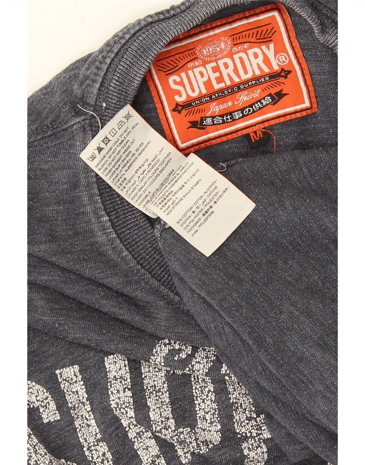 Superdry Camiseta Gráfica De Algodón Gris Medio Para Hombre
