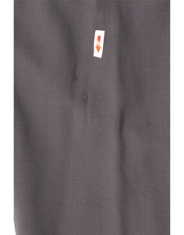 Marks & Spencer Pantalón de traje recto para hombre W36 L29 Gris Lana nueva