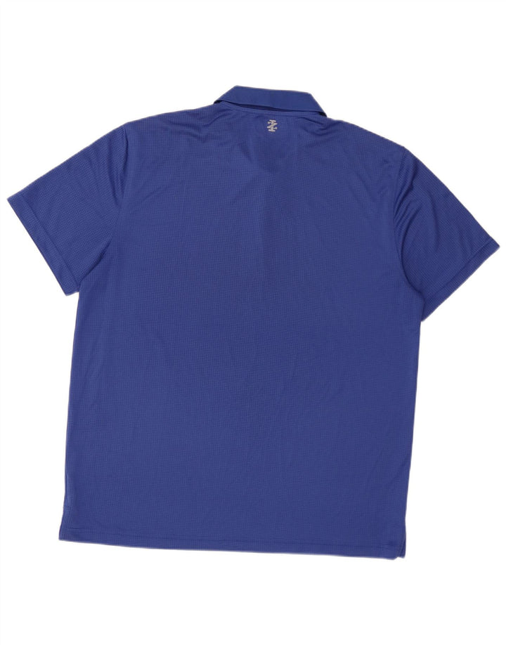 Polo Izod Hombre Grande Poliéster Azul