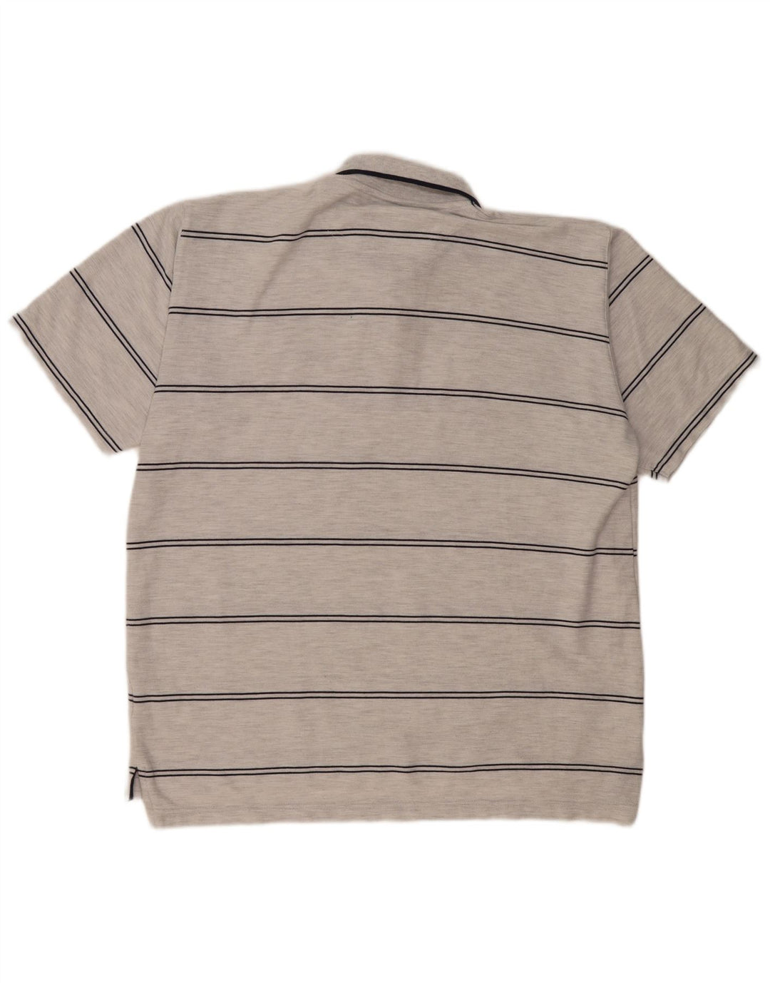 Polo Umbro Hombre XL Poliéster Rayas Gris