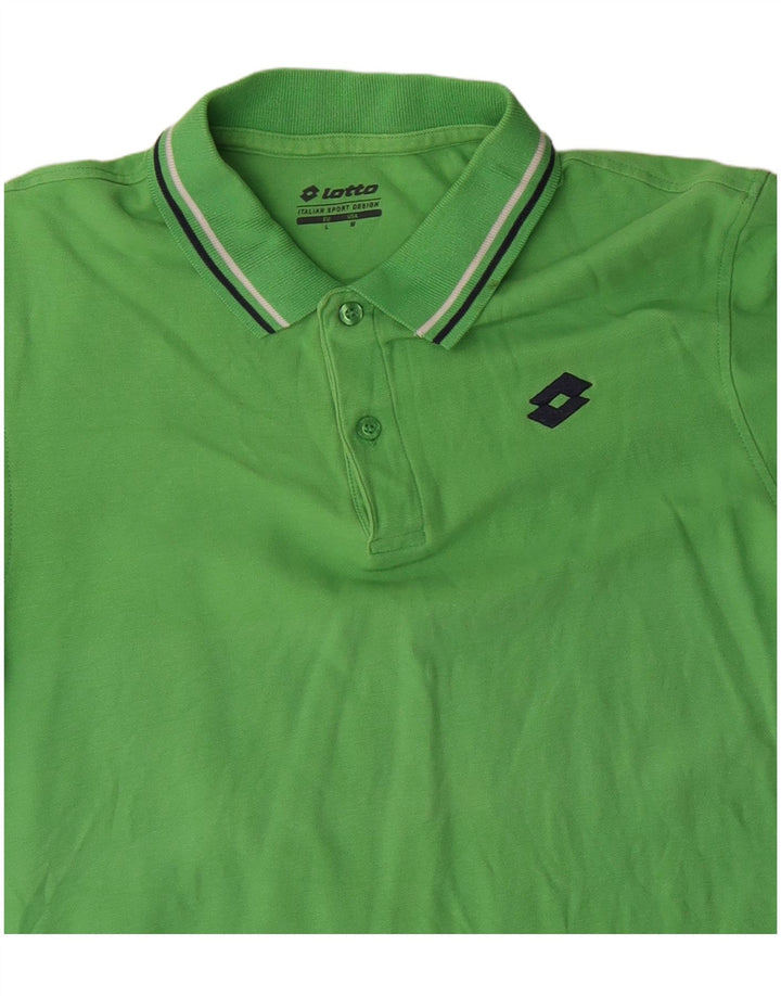 Polo LOTTO Hombre Verde Medio