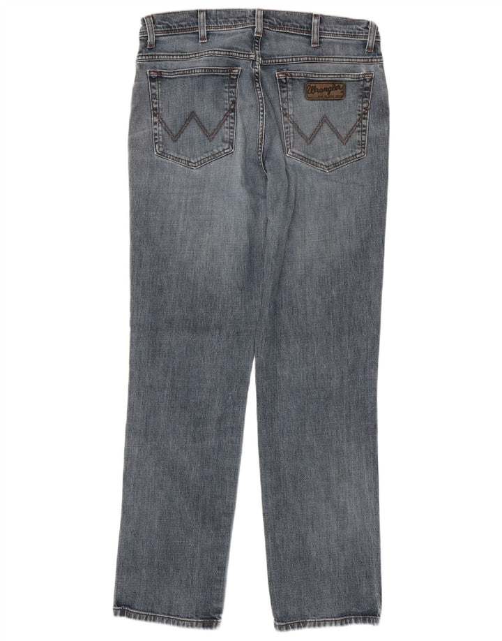WRANGLER Vaqueros rectos elásticos Texas para hombre W34 L34 Algodón azul