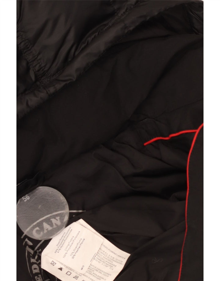 CANADIENS Chaqueta acolchada con capucha para hombre IT 56 3XL Poliéster negro