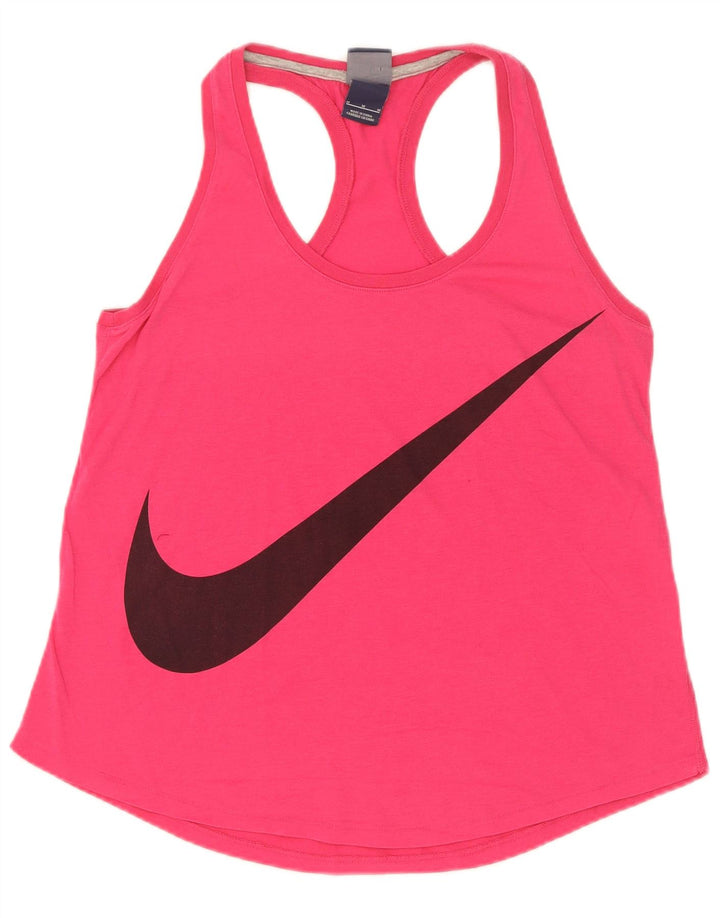 Nike - Camiseta sin mangas para mujer, talla M, color rosa