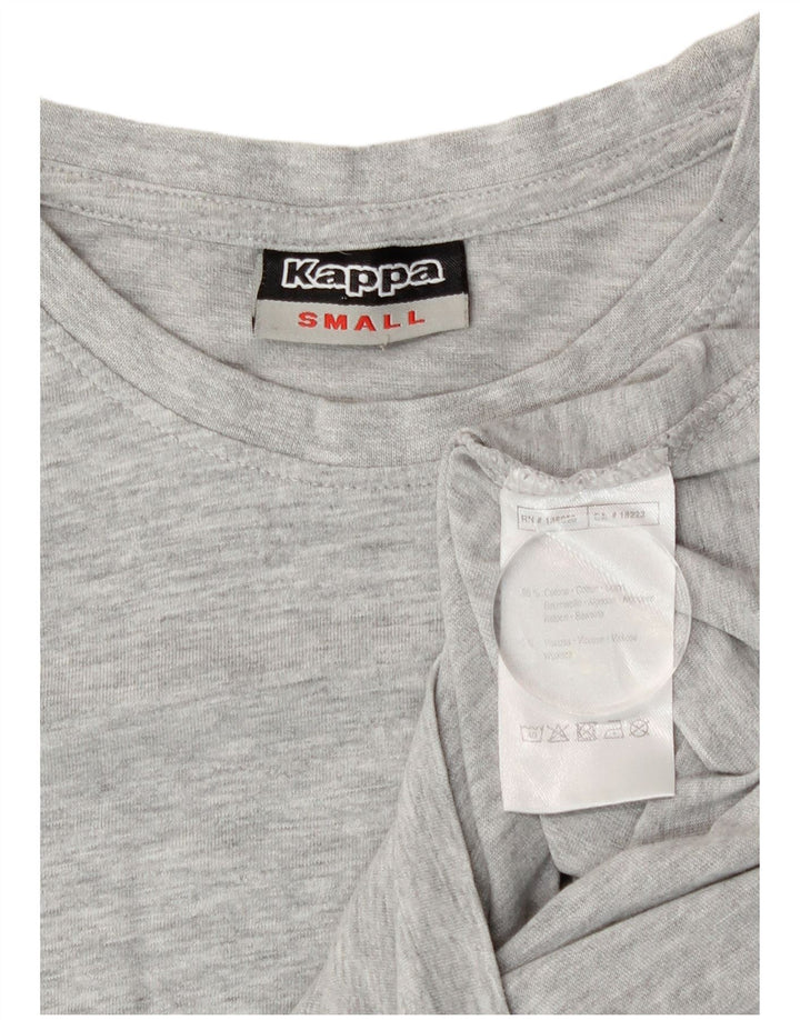 Camiseta Kappa Hombre Top Small De Algodón Moteado Gris