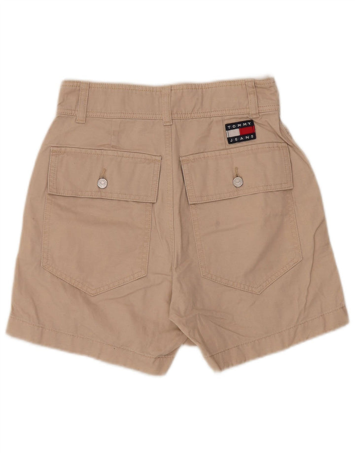 Tommy Hilfiger Shorts Cargo De Tiro Alto Para Mujer W26 Small Beige