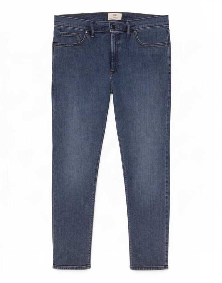 Marks & Spencer Jeans ajustados para hombre W38 L29 Algodón azul
