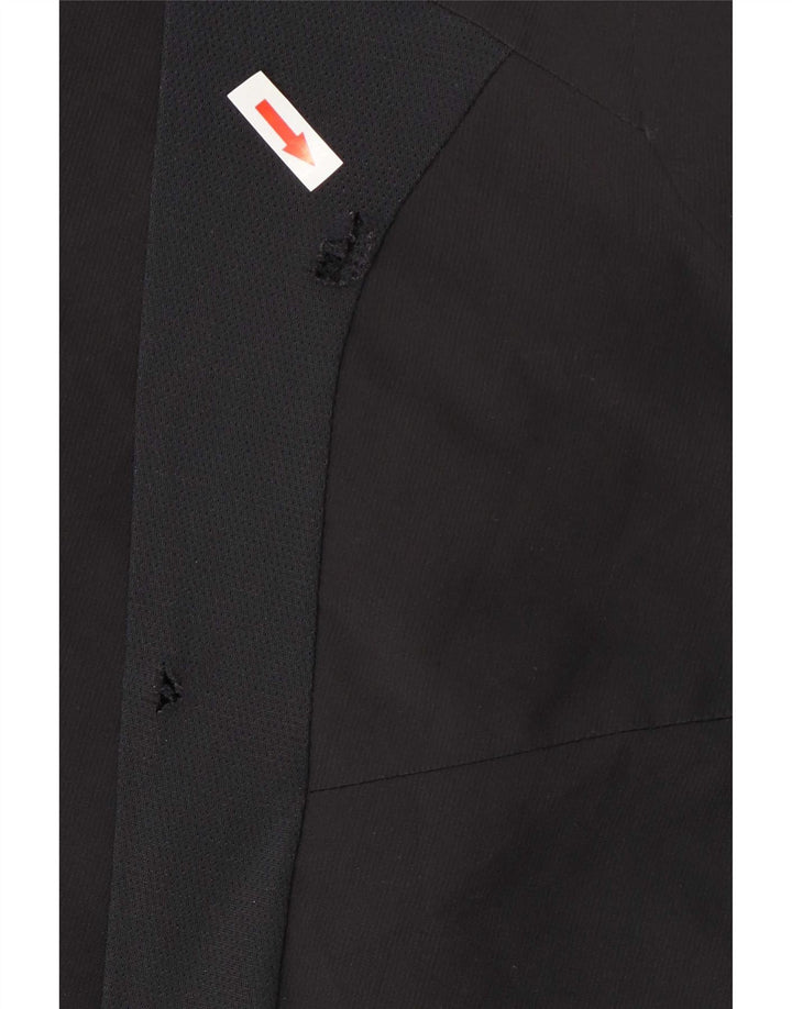 Adidas Mens Climacool Chándal Top Chaqueta Grande Negro Colorblock