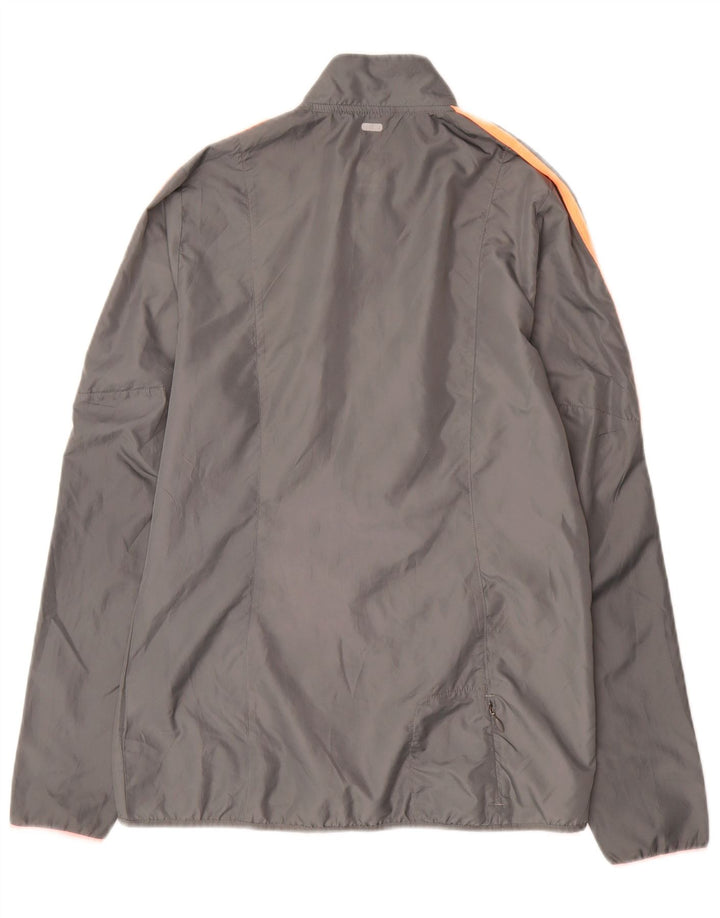 ADIDAS Mujer Clima Proof Chándal Top Chaqueta UK 8/10 Small Gris