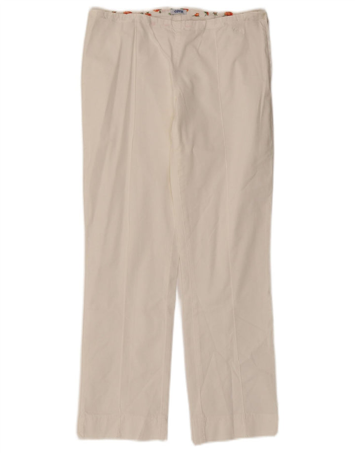 Pantalones Casuales Rectos Mujer Onyx W28 L25 Blanco