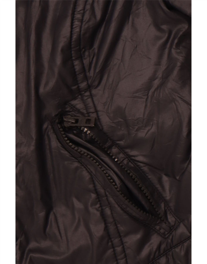 SUPERDRY Chaqueta cortavientos corta para mujer UK 40 Medium Black Nylon