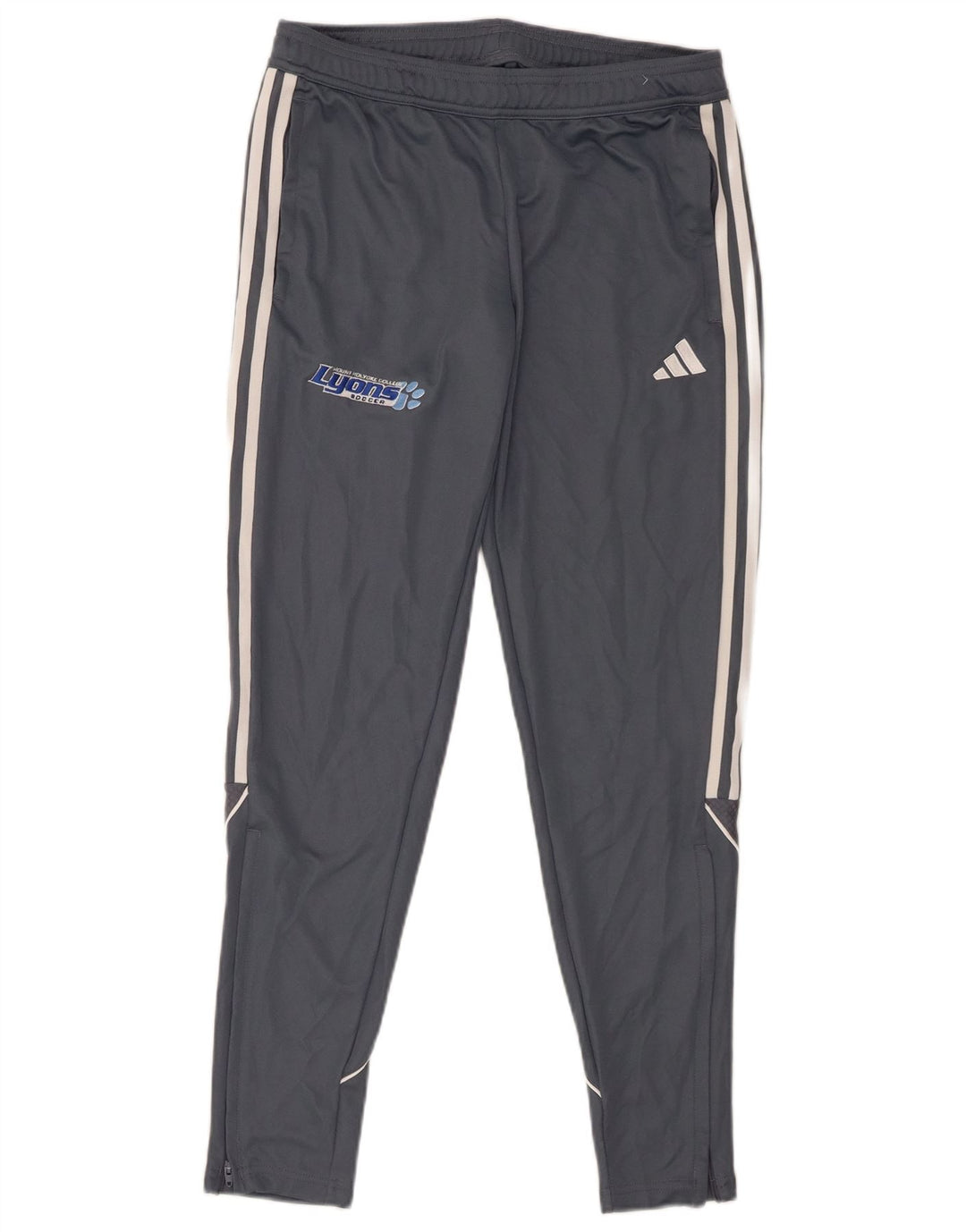 Adidas Pantalones de chándal gráficos para mujer UK 12/14 Gris medio