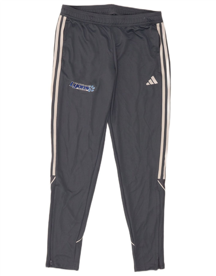 Adidas Pantalones de chándal gráficos para mujer UK 12/14 Gris medio