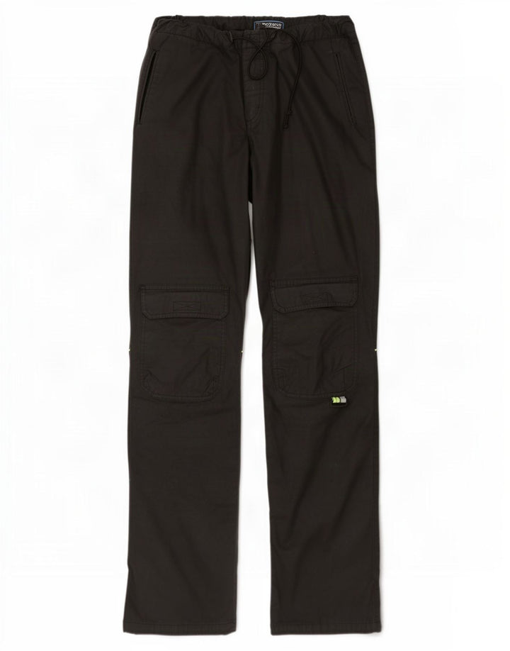 Pickwick Pantalones cargo rectos para hombre W30 L33 Negro