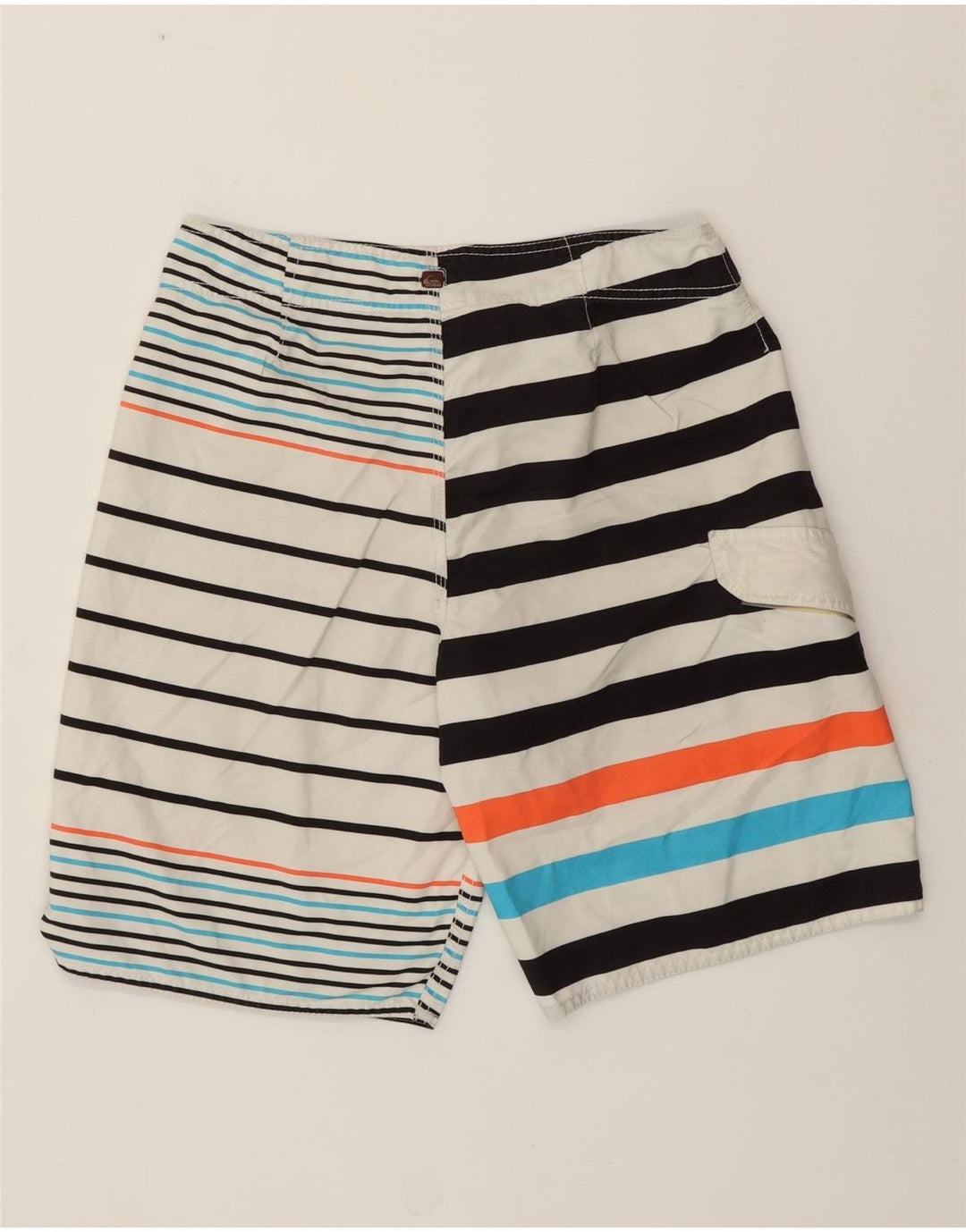 QUIKSILVER Bañador Hombre Mediano Rayas Blancas