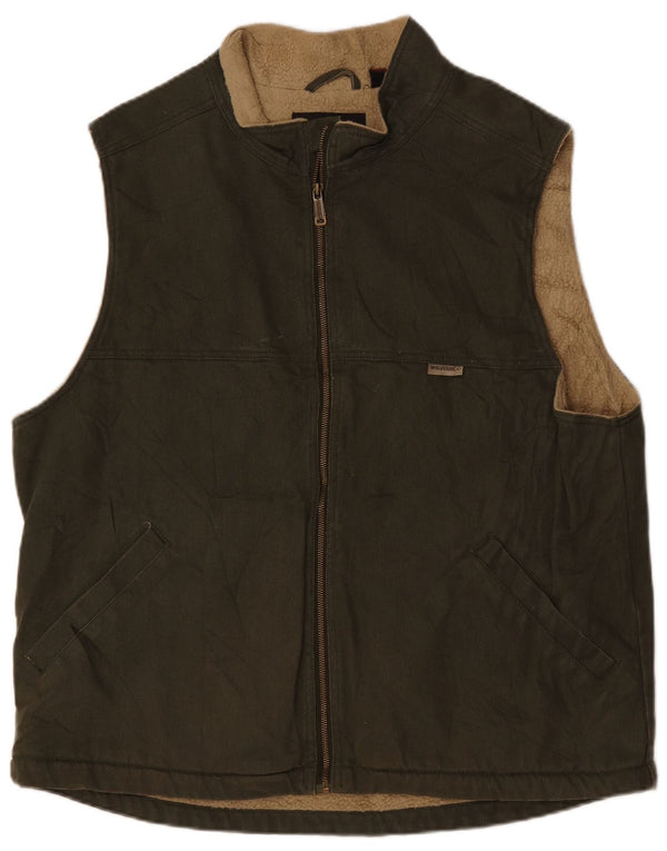 Wolverine Chaleco Sherpa para hombre UK 42 XL Algodón caqui