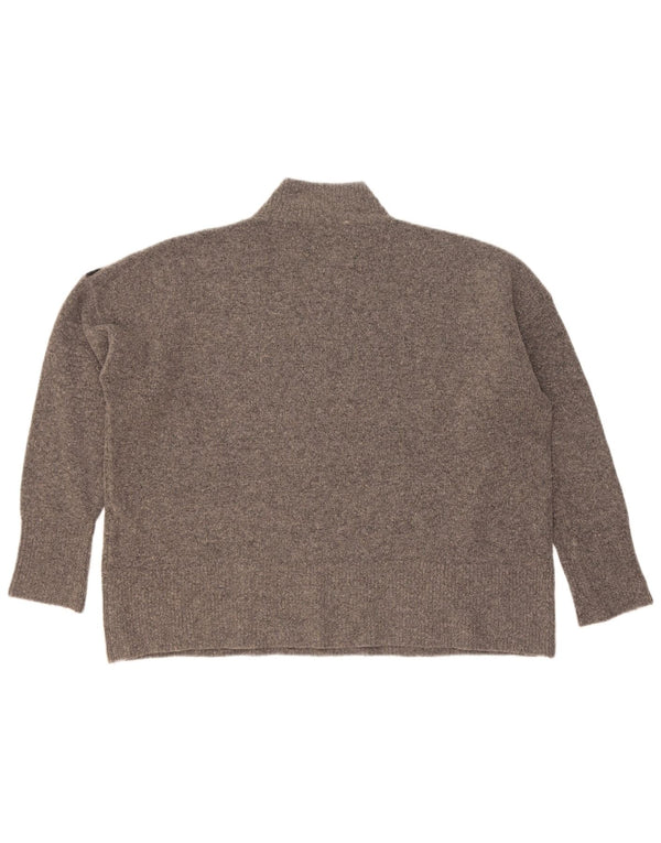 Marks & Spencer Jersey con Cuello Alto para Mujer UK 40 XL Gris