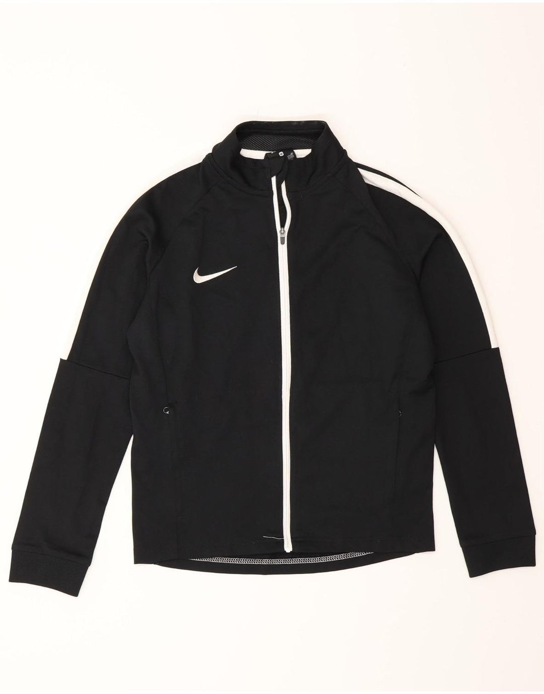 Nike - Chaqueta de chándal Dri Fit para niños, 10-11 años, tamaño mediano, color negro