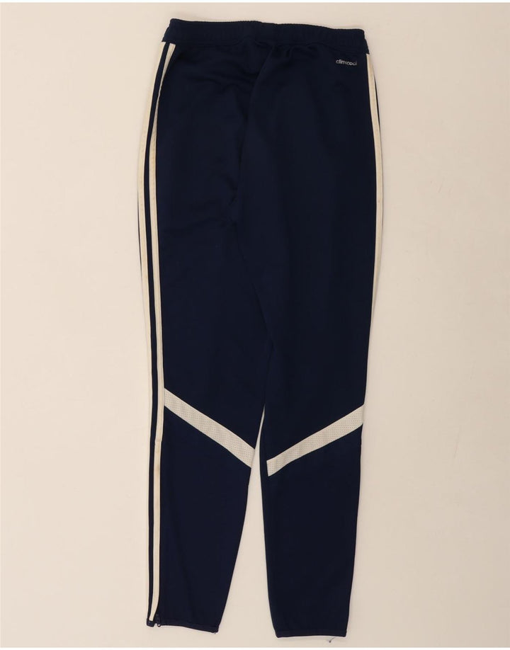 ADIDAS Mujer Climacool Chándal Pantalones UK 10 Pequeño Azul Marino