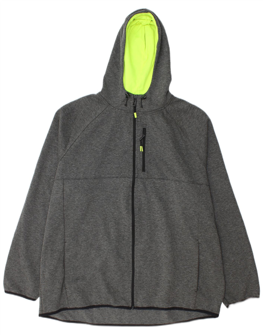 Russell Athletic Sudadera con capucha y cremallera para hombre 2XL Poliéster gris