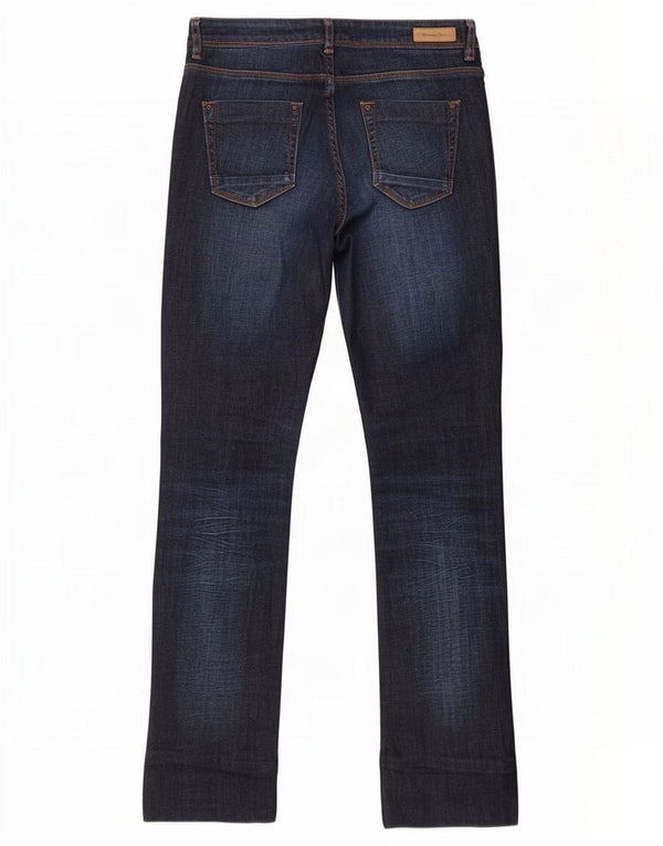 Massimo Dutti Jeans Slim Mujer EU 40 Medium W30 L31 Azul Marino Algodón
