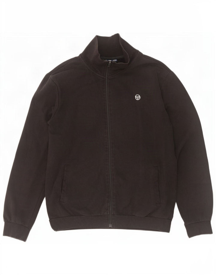 Sergio Tacchini - Chaqueta de chándal para hombre, talla 2XL, algodón negro