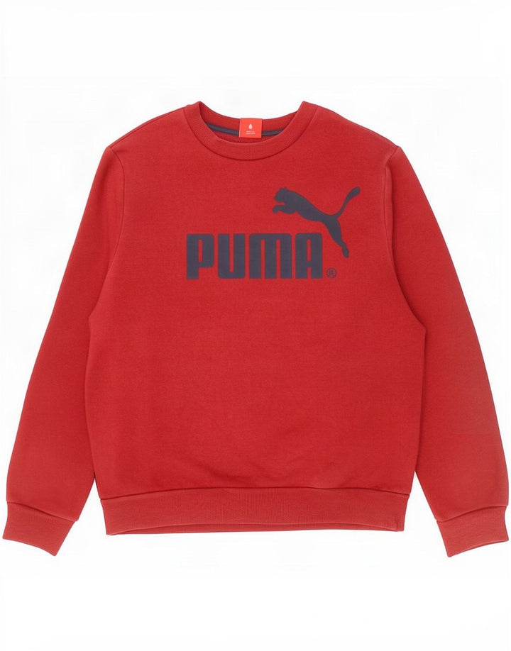 Puma Sudadera Gráfica para Hombre Jumper Large Rojo