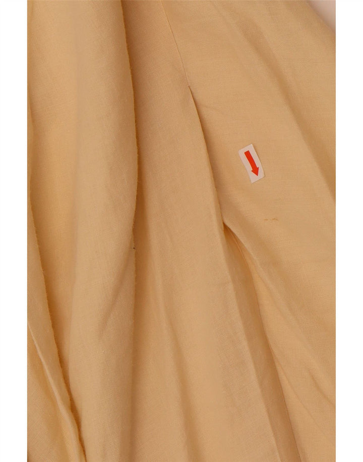 Benetton Falda Acampanada W28 Amarillo Medio
