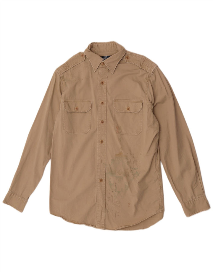 Camisa Polo Ralph Lauren Hombre Algodón Beige Medio