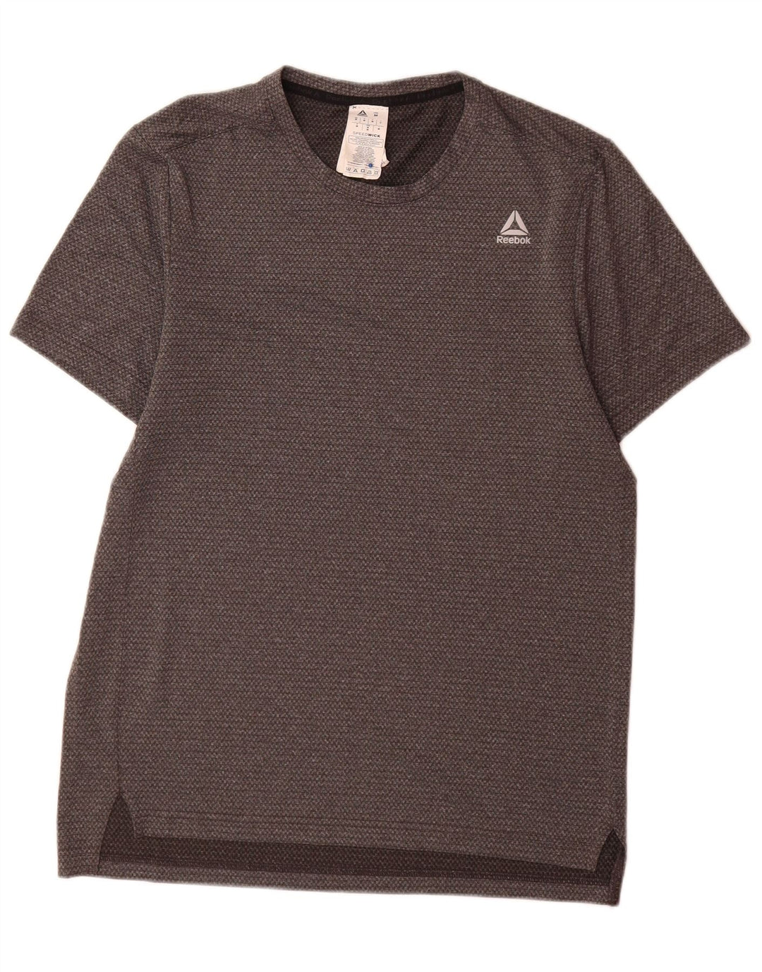 Reebok Hombre Speedwick Camiseta Top Poliéster Gris Medio