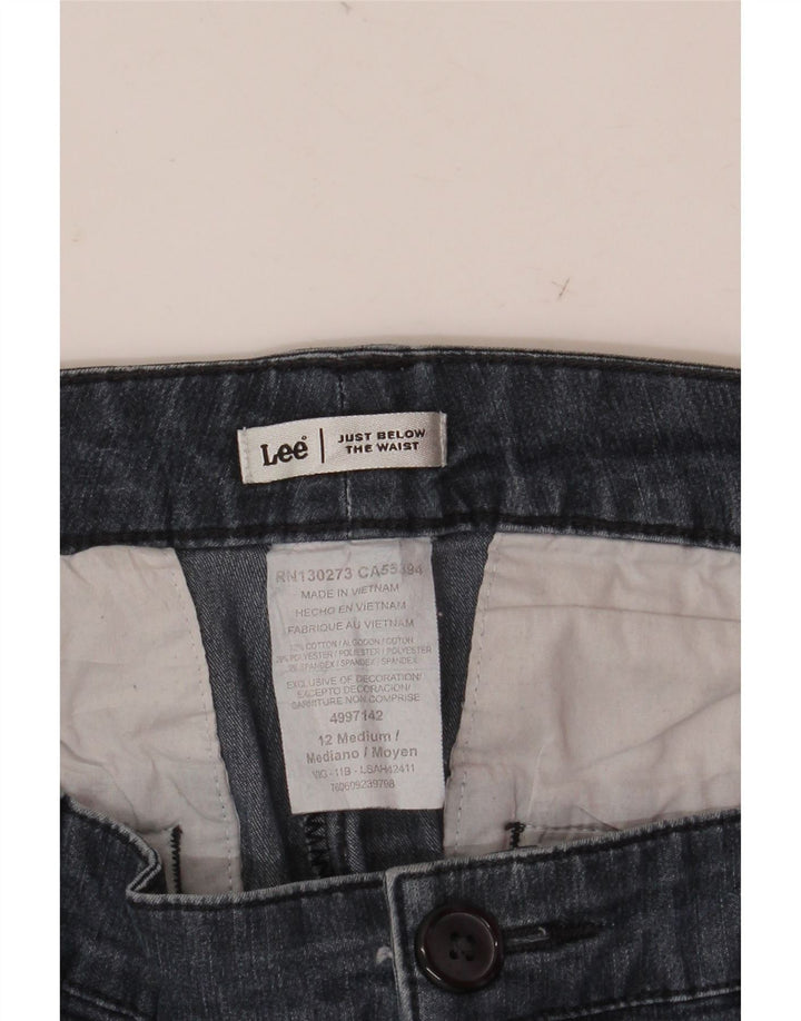 Lee Capri Jeans para Mujer US 12 Grande W32 Azul Marino Algodón