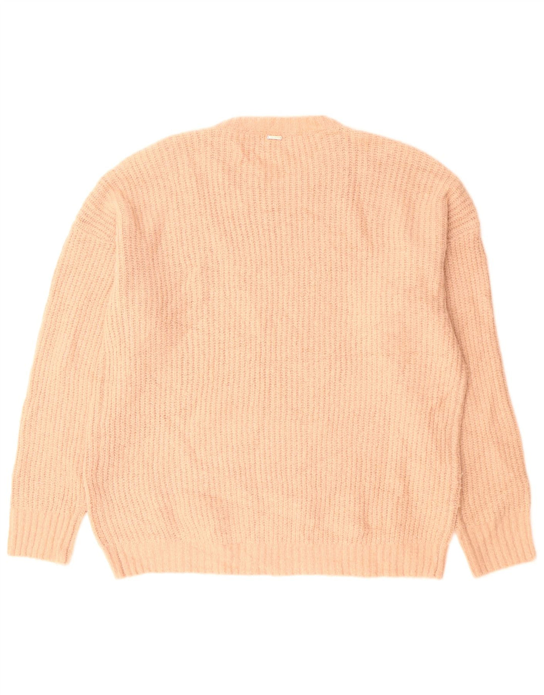 Volcom Jersey extragrande con cuello redondo para mujer, talla 40/40, color rosa medio