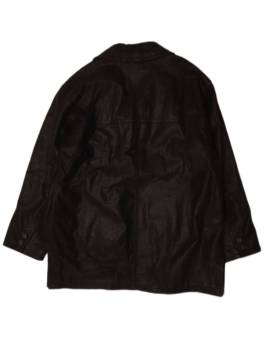 Chaqueta de cuero para hombre Brooklyn UK 44 2XL Negro