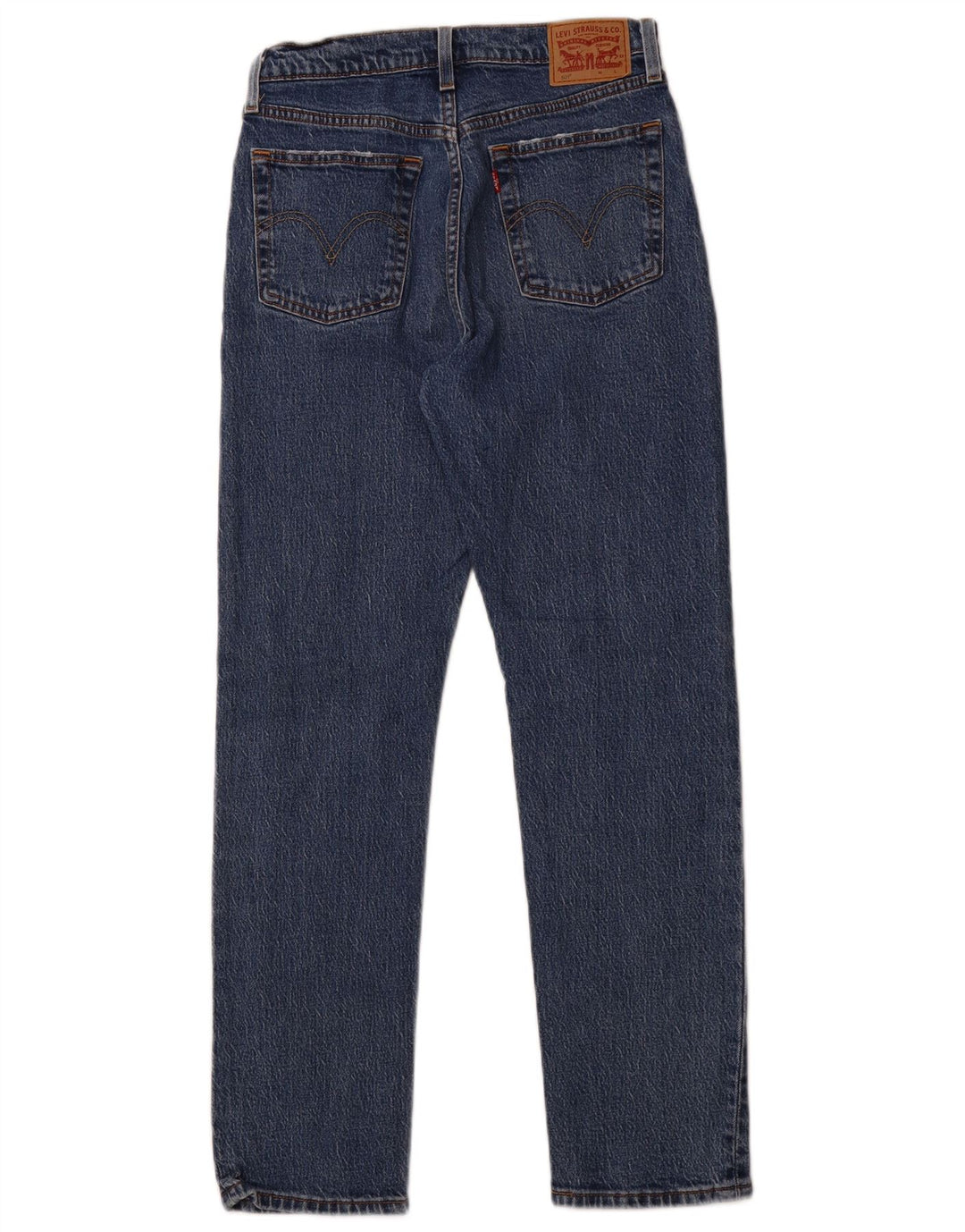 LEVI'S Mens 501 Straight Jeans W27 L30 Blue Cotton