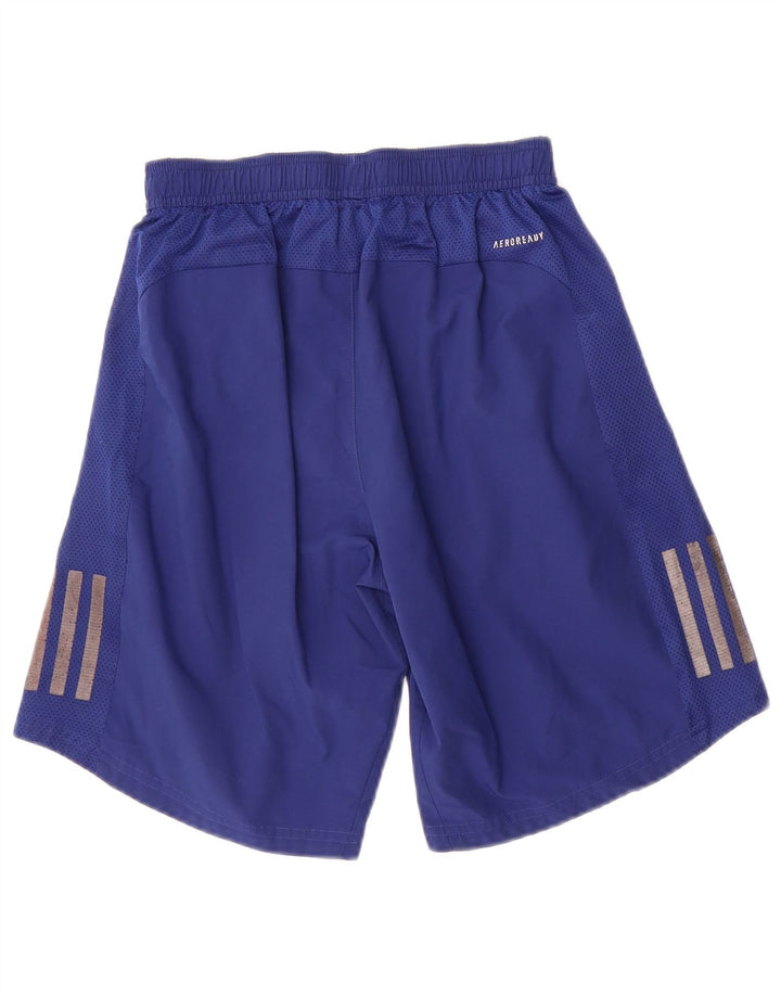 Adidas Mens Primegreen Sport Shorts Pequeño Azul Marino Poliéster