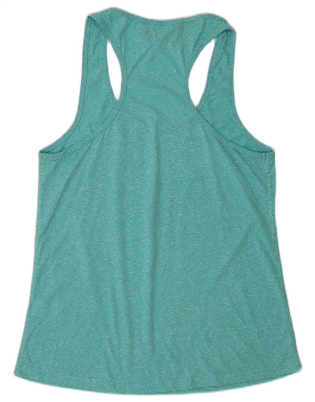 Superdry Mujer Gráfico Chaleco Top UK 44 Poliéster Moteado Turquesa Medio