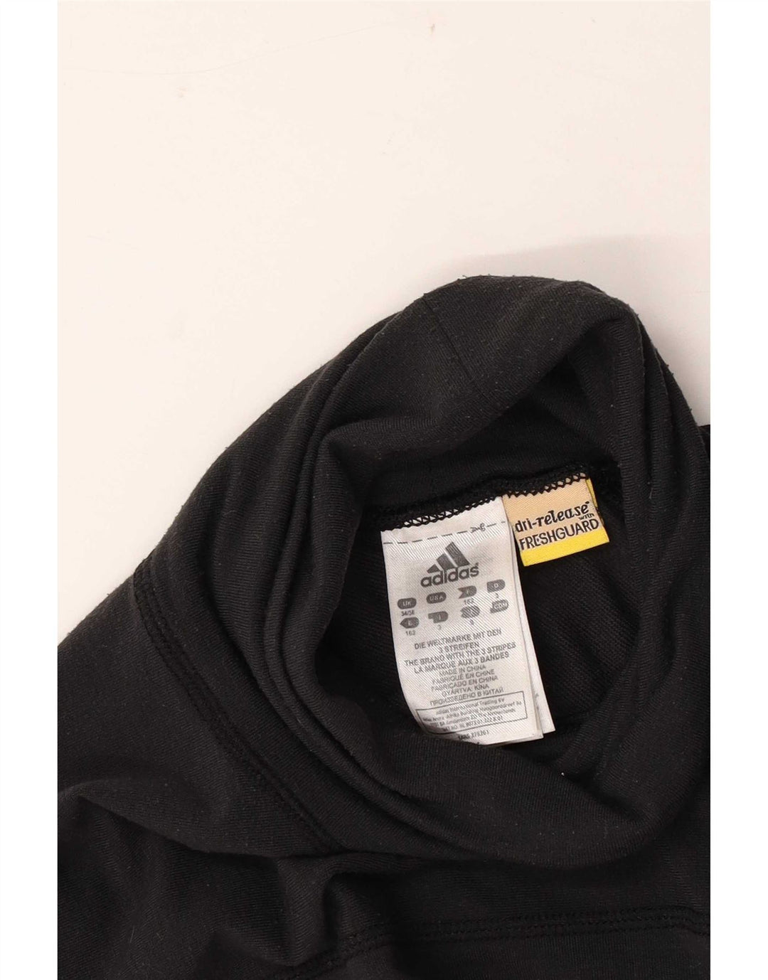 Adidas Mens Graphic Top Manga Larga UK 34/36 Small Negro Poliéster
