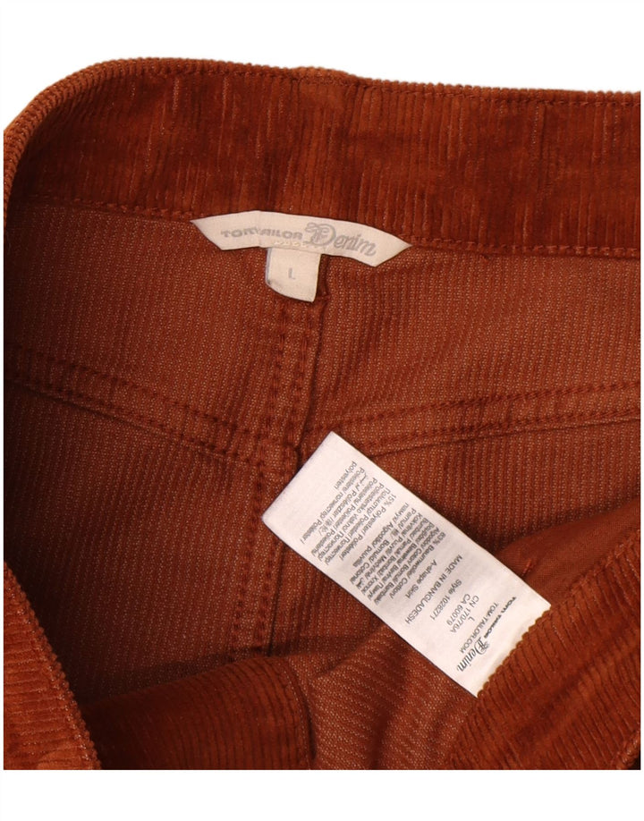 Tom Tailor Falda De Pana Para Mujer Grande W32 Algodón Marrón