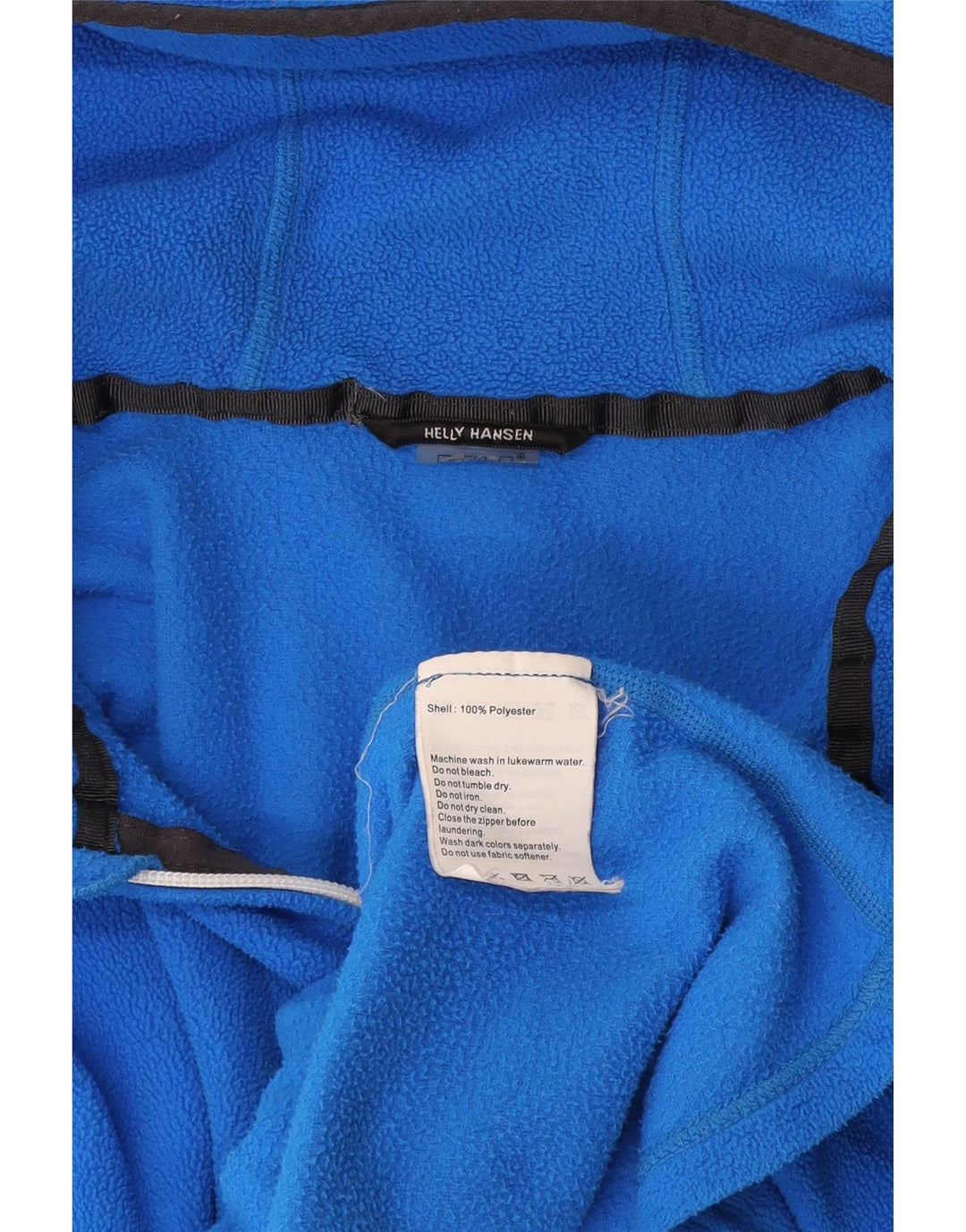Helly Hansen Chaqueta polar con capucha para mujer UK 44 Poliéster azul medio