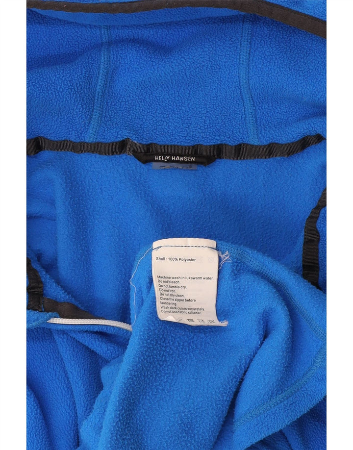 Helly Hansen Chaqueta polar con capucha para mujer UK 44 Poliéster azul medio