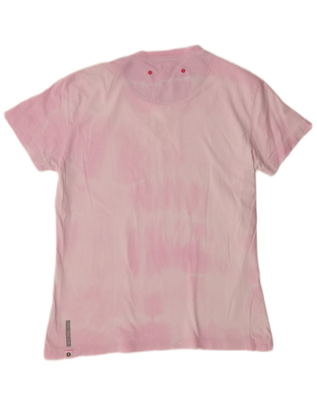Camiseta para hombre Gas UK 44 Algodón teñido anudado rosa medio