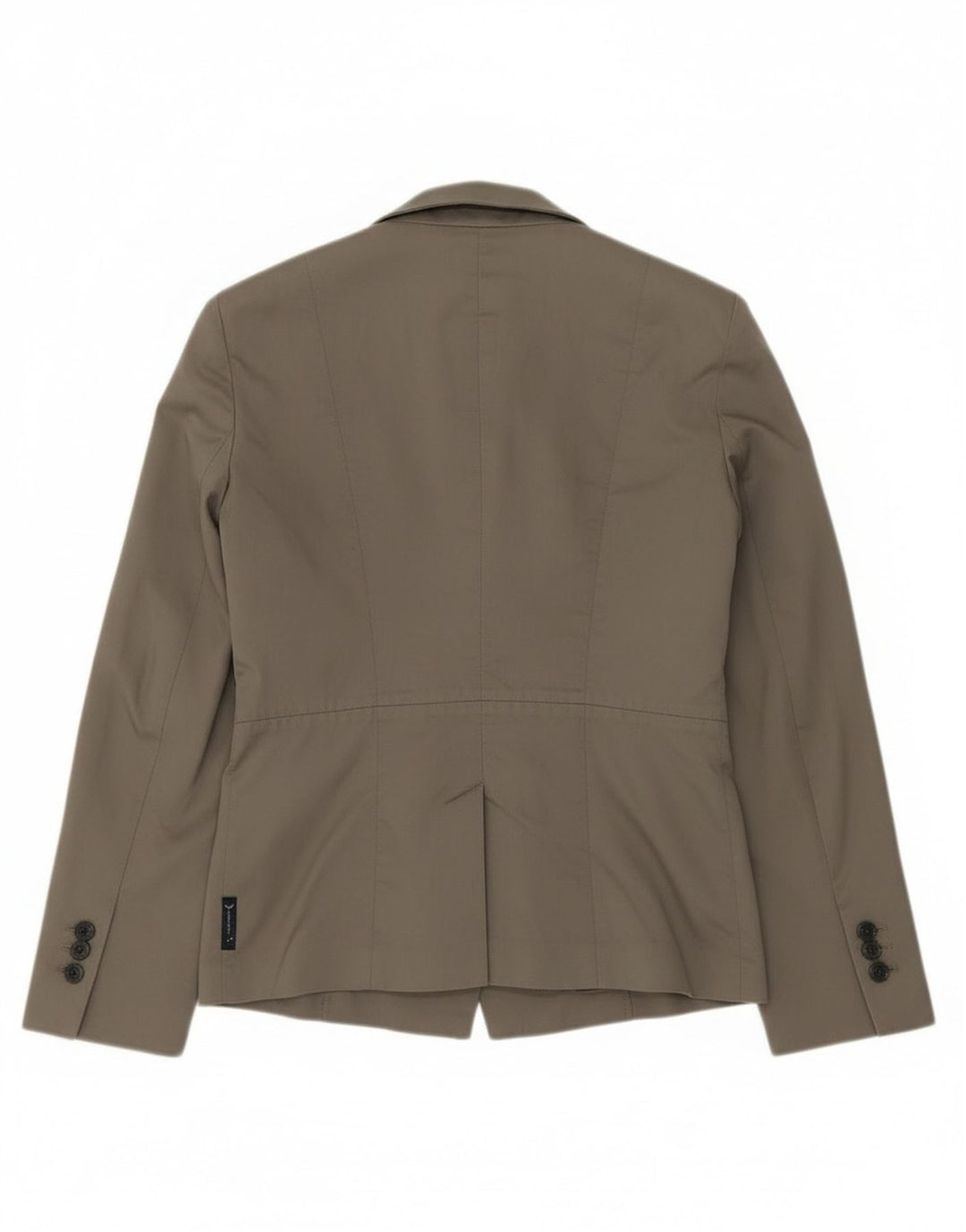 Armani Jeans Chaqueta Blazer de 2 Botones para Mujer EU 40 Algodón Gris Medio